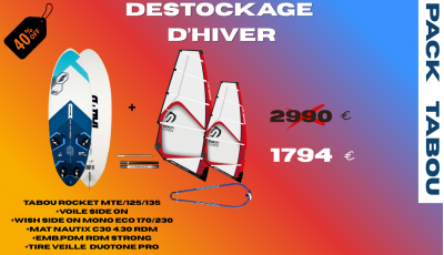 Pack tabou destockage hiver